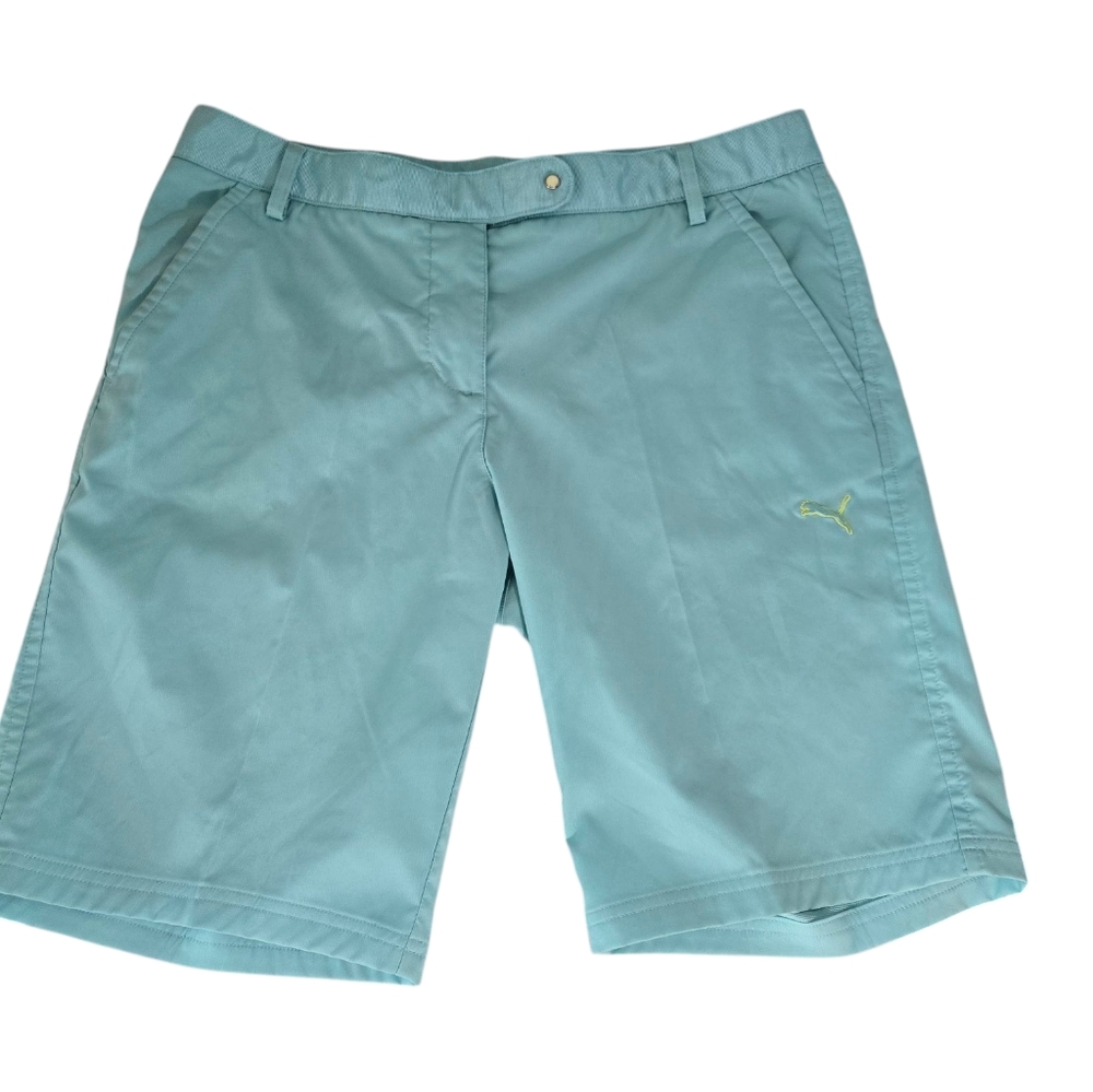 Puma Women's Light Green Women's Golf  Shorts